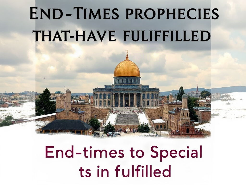 End-Times Prophecies That Have Been Fulfilled: Evidence, Context, and Interpretive Limits